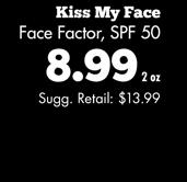 Face Factor, SPF 50 8.