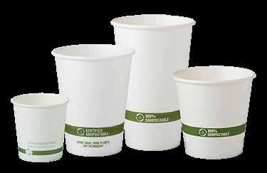 NatureWorks Ingeo PLA compostable plastic, derived from corn grown in the USA Compost in 2 4 months in a commercial composting facility HOT CUPS AND LIDS Item # Description CU PA 4 4 oz Paper Hot Cup