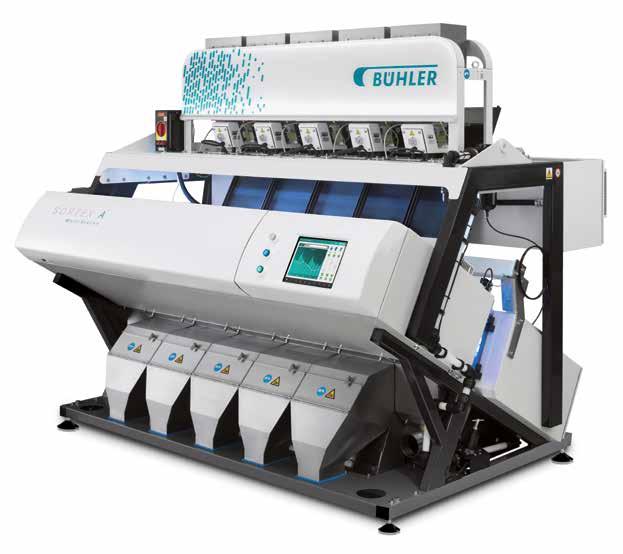 Bühler SORTEX A Bühler SORTEX E BioVision SORTEX A range Available in four variants including the MultiVision, Color- Vision and DualVision inspection systems and