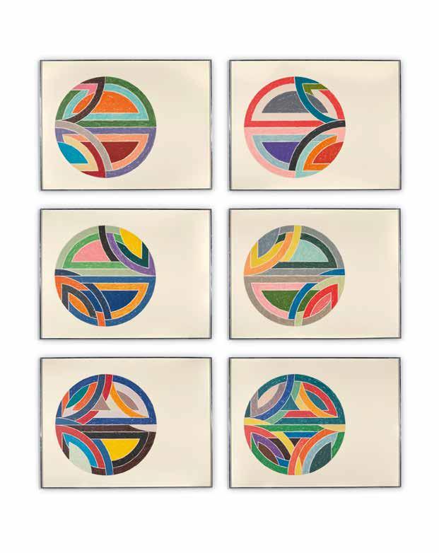 PRINTS AND MULTIPLES Tuesday October 17 Los Angeles Consignments now invited FRANK STELLA Sinjerli Variations, 1977 The complete set, six color lithographs and