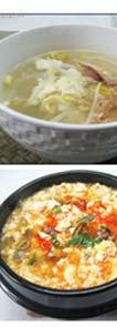 6 Japanese rice with topping (donburi).