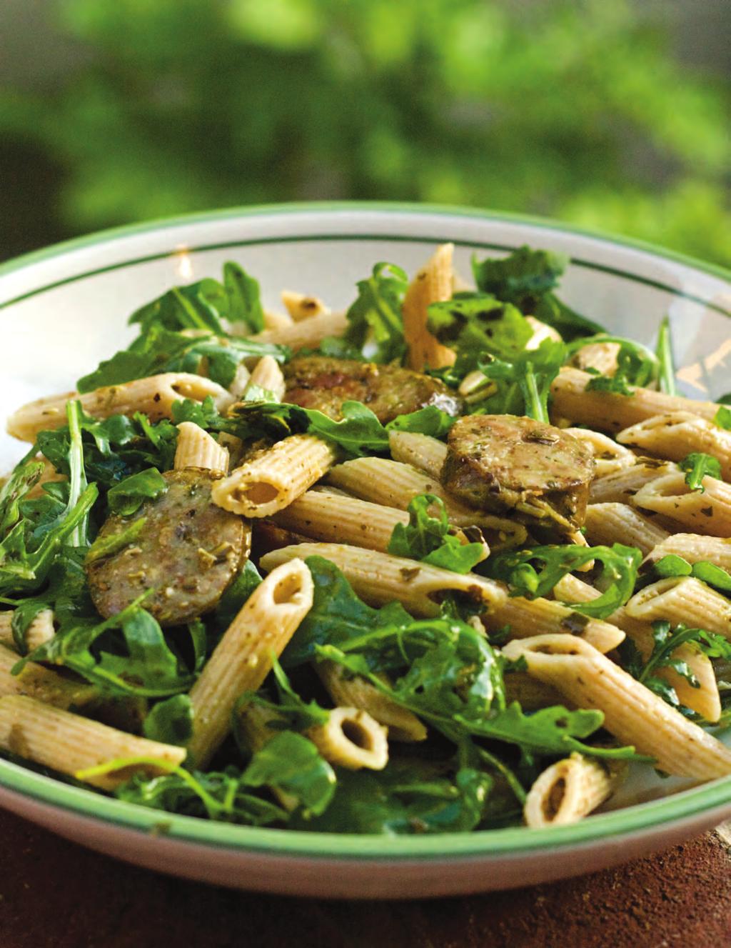 Arugula Pesto Pasta Pesto, a blend of basil, nuts, Parmesan and olive oil, is a cornerstone of Italian cooking, used generously to add flavor to a wide variety of dishes.