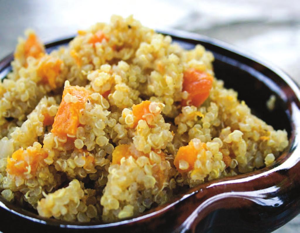 Butternut Squash Quinoa One of our readers, Debbie F., sent us this recipe using one of our favorite ingredients, quinoa.