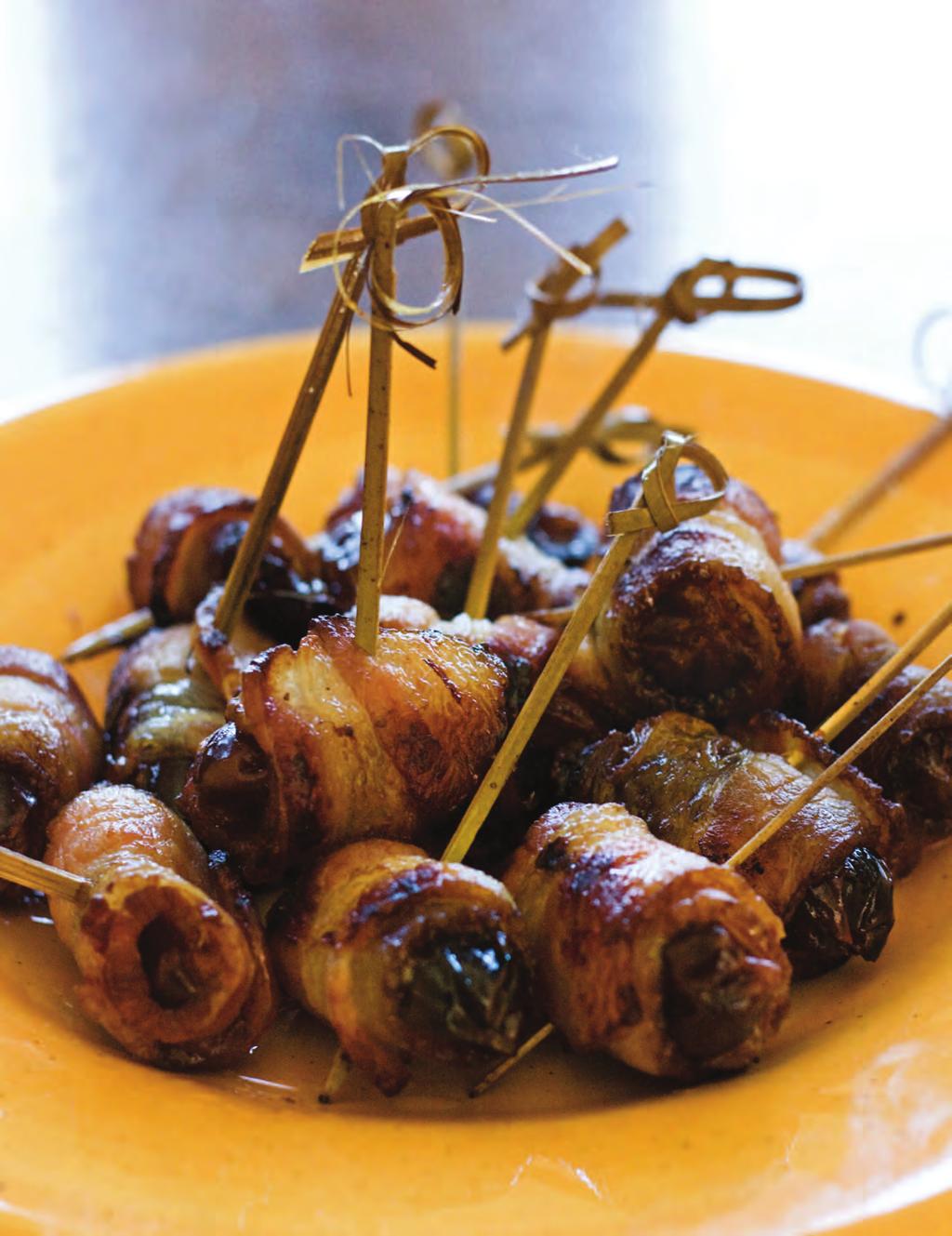 Bacon Wrapped Dates You don t have to choose between salty and sweet. You can have both in this indulgent combination of crisp bacon and sweet chewy dates.
