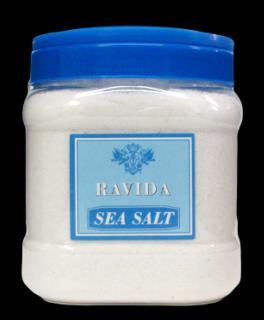 Ravida Sea Salt 200 gm 12 / case 500 gm 12 / case Ravida Sea Salt (Bulk) 1.