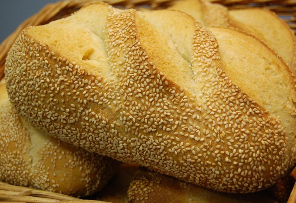 Sesame Semolina This bread uses a wet sourdough levain that ferments overnight and autolyse mixing technique.