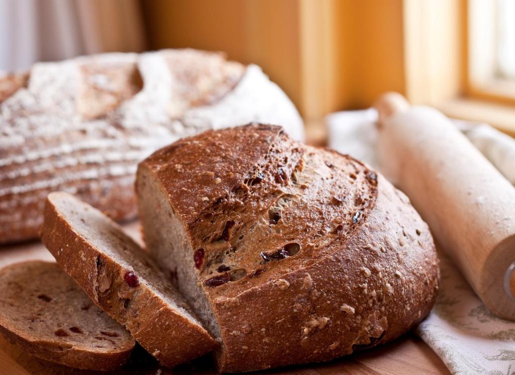 Cranberry Walnut Wheat 3 # pullman A delicious combination of moist, tangy dried cranberries and crunchy walnuts in a sourdough-style bread.