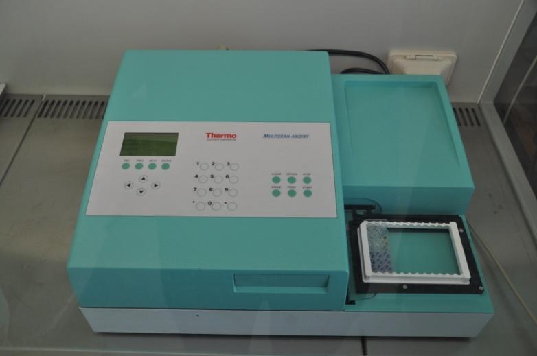 base of photometer «Multiscan Ascent» was applied as one of the methods for