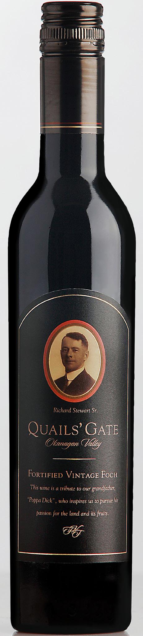2015 FORTIFIED The label reflects our Stewart Family legacy and is a tribute to our Grandfather Poppa Dick.