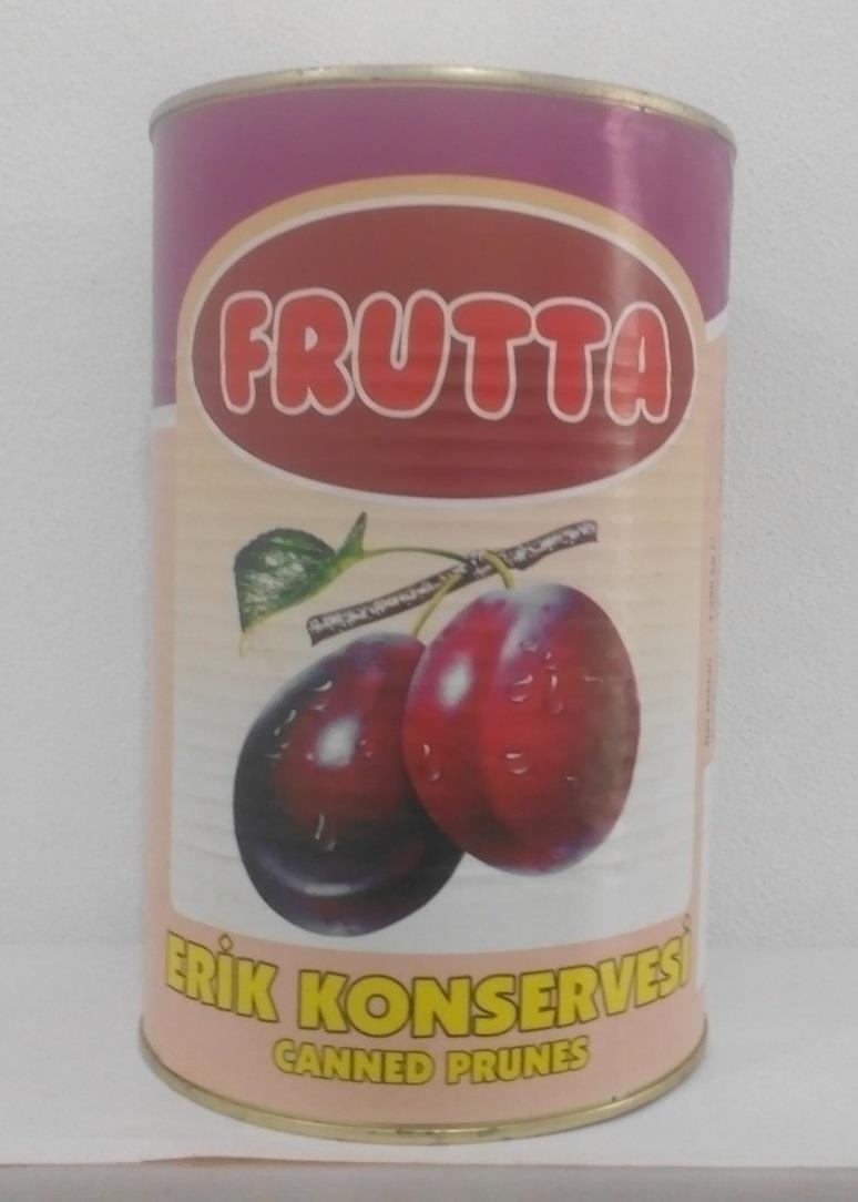 Pitted Half Plums in Syrup CANNED FRUIT Ingridients : Plum, water, sugar, citric acid, calcium chloride, coloring Physical-Chemical Properties: Brix : 14-17 Ph : 3,4-3,7 Fruit Size : Half Flavour