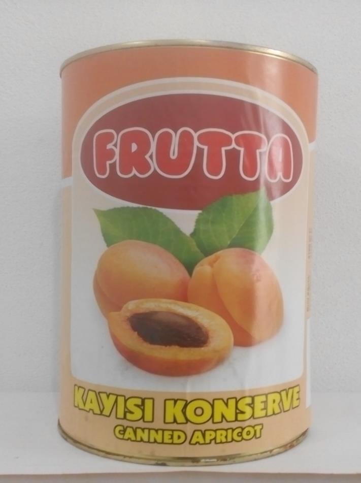 Pitted Half Apricot in Syrup CANNED FRUIT Ingridients : Apricot, water, sugar, citric acid, calcium chloride, Physical-Chemical Properties: Brix : 14-18 Ph : 3,4-3,7 Fruit Size : Half Flavour Smell