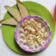 SNACK Popcorn and sliced pear Suggested portion sizes Popcorn Sliced pear Milk 1-4 year olds As shown in the photo 10g 1-2