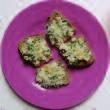 SNACK Toast squares with mashed egg and cress Suggested portion sizes Wholemeal toast Egg Cress Milk 1-4 year olds As shown in the photo 20g 30g 3g