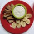 SNACK Wholemeal toast fingers, yoghurt (for dipping) and banana slices Suggested portion sizes Wholemeal toast fingers Yoghurt Banana slices Milk 1-4 year olds As
