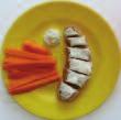SNACK Crusty brown roll with soft cheese and carrot sticks Suggested portion sizes Crusty brown roll Soft cheese Carrot sticks Milk 1-4 year olds As shown in