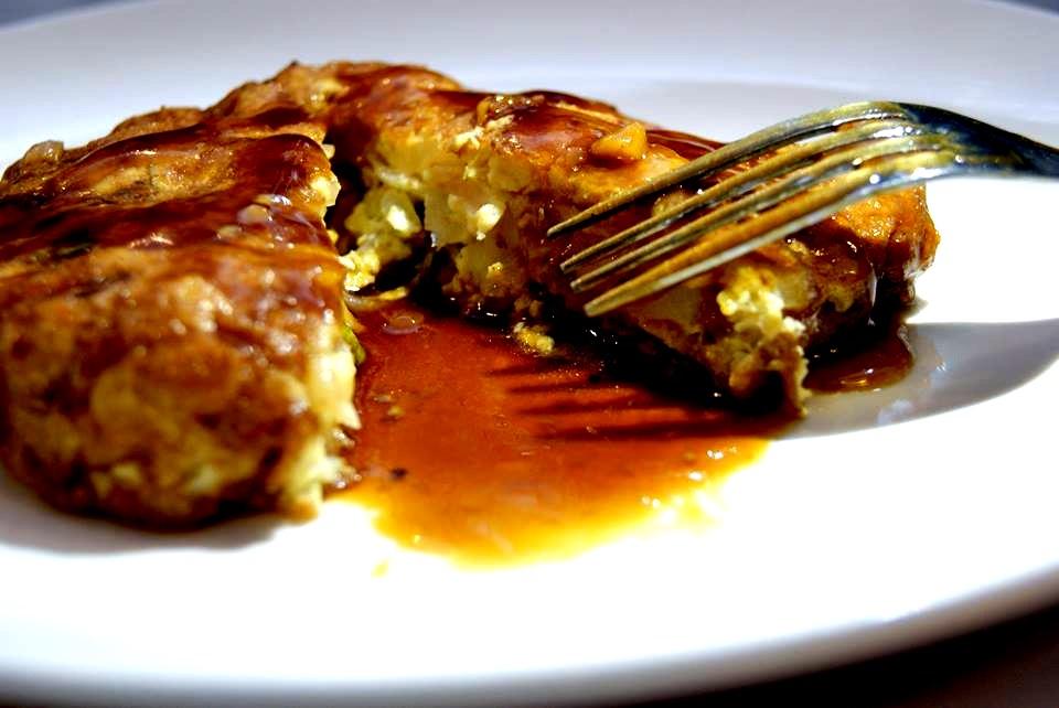 Egg Foo Young 3 Enormous Patties Low Calorie Served with