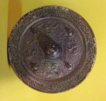 Pass Collection, Chinese Han dynasty bronze mirror.