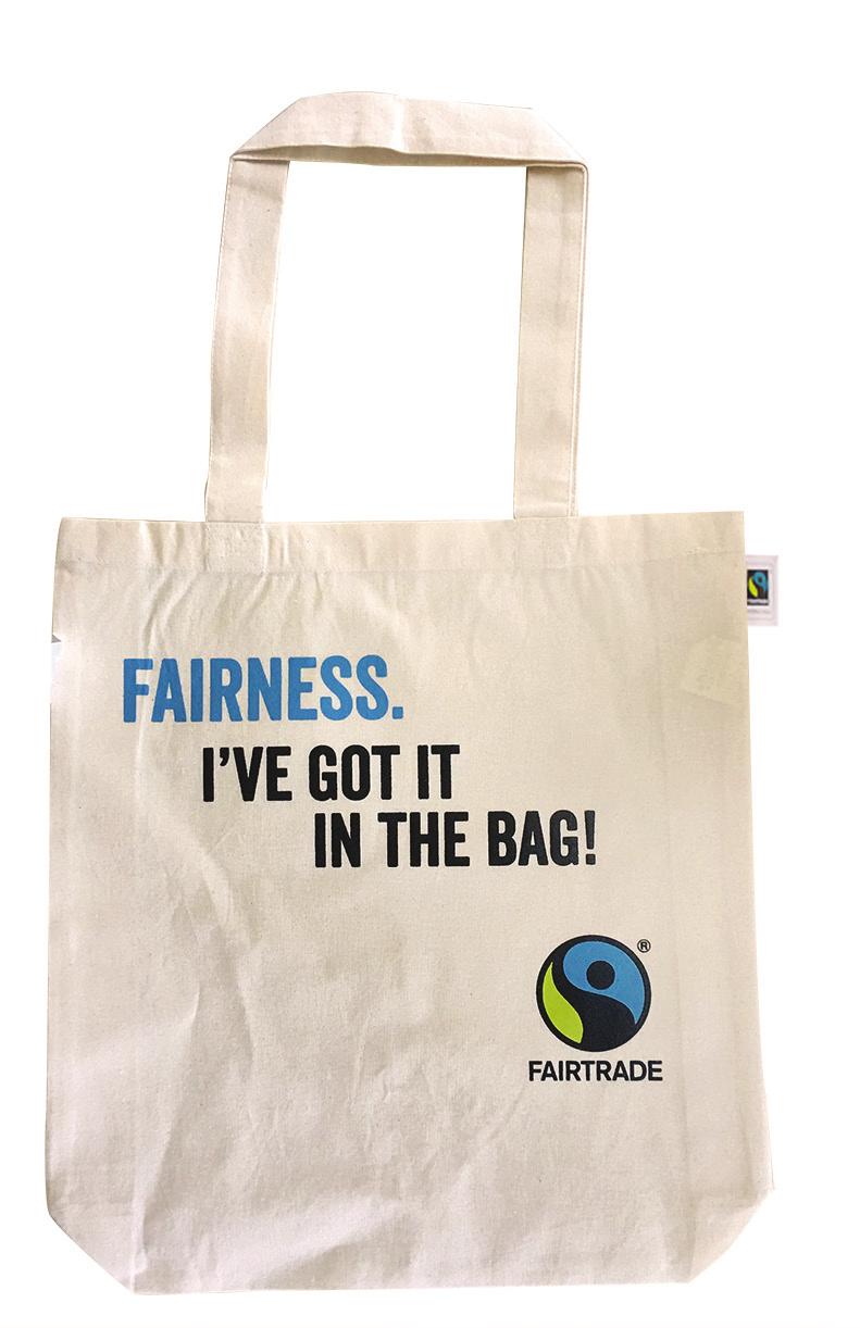 Reinforced handles Fairtrade Bag ORGANIC & FAIRTRADE - 140 GSM - 100%