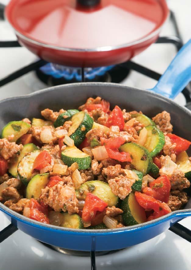 Easy Turkey Skillet Dinner Serve this hearty meal with whole wheat bread and green salad.