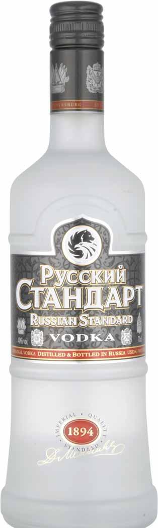 VODKA THE GREAT Russian Standard is more than a name it s a promise to give vodka lovers around the world a new standard in vodka.