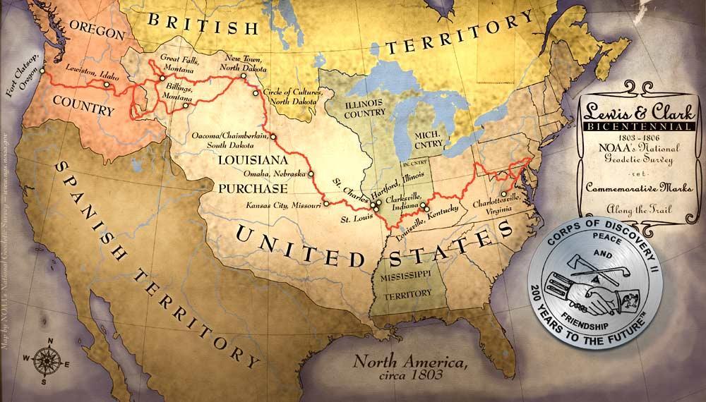 An Incredible Journey In 1803, the United States bought land from France called the Louisiana
