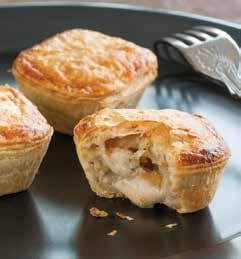 & GOATS CHEESE PIES Weight: 65g