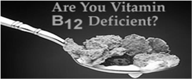 LACK OF VITAMIN B12? Deficiency can = anemia & BMD. Dosage: ~ 2.5 micrograms daily. Stomach acid & aging absorption. Sources: Fish, liver, beef, pork, milk & cheese.