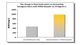 PICHIA KLUYVERI Interesting in: Aromatic whites, reds and roses Metabolites of interest Release of