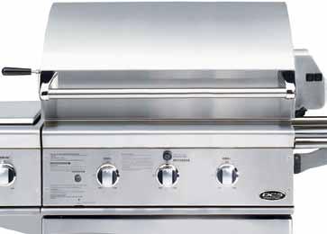 20 30 Professional Grill BGB30-BQR 30 Grill with Rotisserie Exceptional performance with two U-shaped Stainless Steel Burners rated at 25,000 BTU s, The