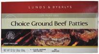 99 L&B Choice Ground Beef Patties 32 oz. $4.
