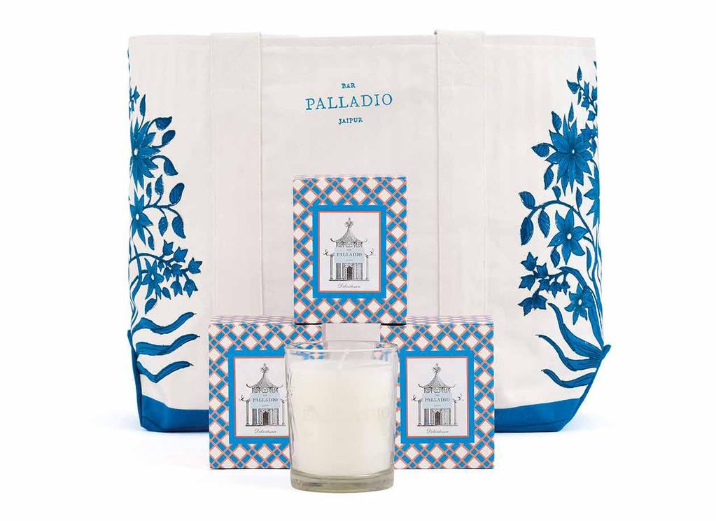 Bar Palladio Candle White, Red, and Ranthambore Elephant Candle