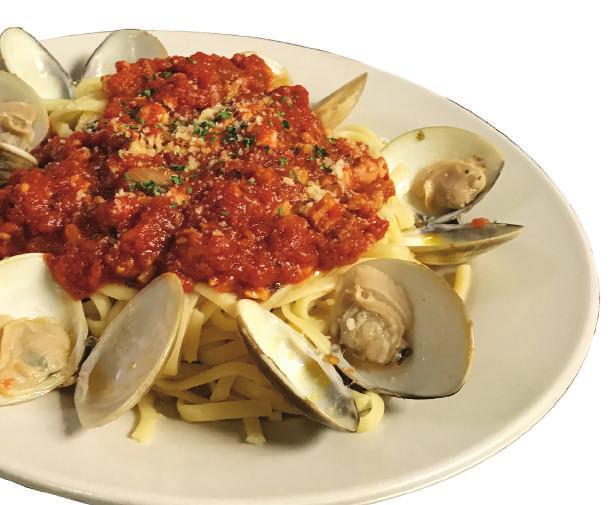 99 Jumbo shrimp scampi over fettuccini & Alfredo sauce Spaghetti a la Marinara....9.99 Spaghetti al dente tossed with our famous marinara Spaghetti Italiano.... 11.