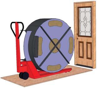 manoeuvrability Fits through a 700mm wide door or elevator (not Duck Oven) Integrated lifting