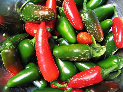Hot peppers are best when mature and normal mature color. Mature jalapenos will be about 2-2½.
