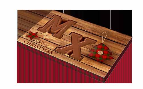 No 0314/MX chocolate letters M +
