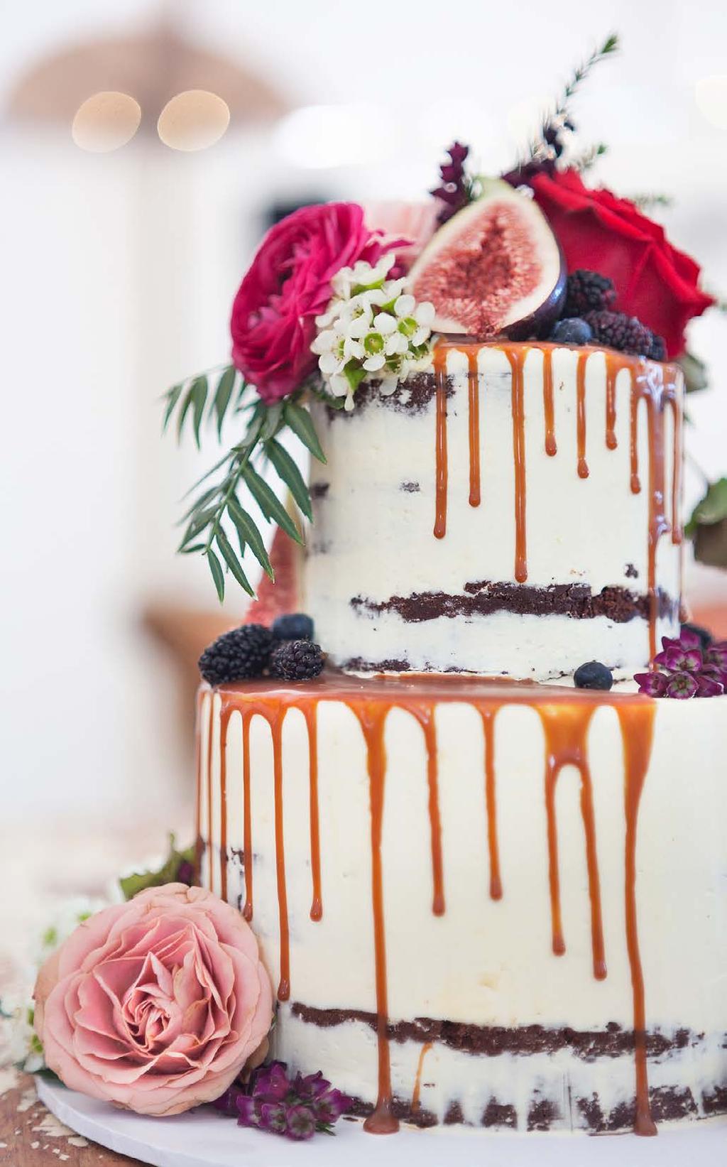 BYO Wedding Cakes Cakeage $5 pp served as dessert or $3pp served as dessert canapé Harvest Cakes @ $12 pp Harvest creates beautiful tiered cakes for birthdays and special occasions served with
