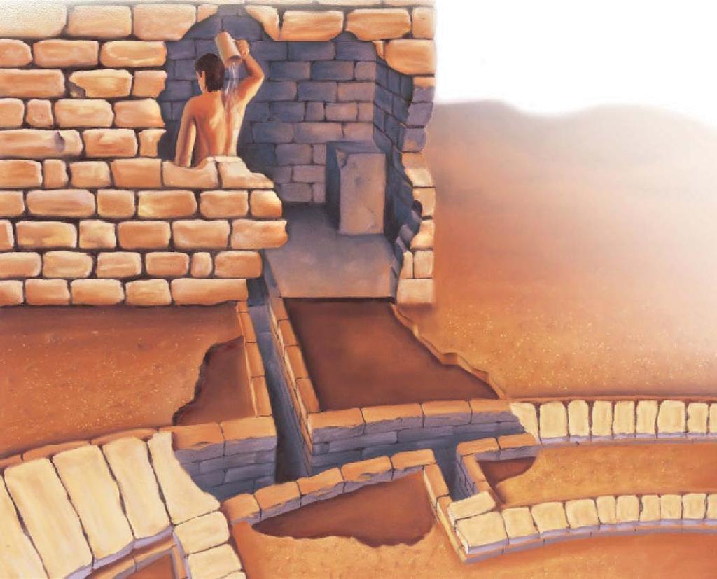 SCIENCE AND TECHNOLOGY Plumbing in Mohenjo-Daro From the time people began living in cities, they have faced the problem of plumbing: how to obtain clean water and remove human wastes?