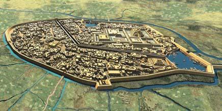 Reading Check Summarize How did the social structure of village life change as the economy became more complex? An artist s rendering of the Sumerian city of Ur.