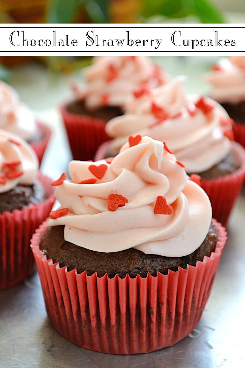 Ingredients (makes 20 cupcakes) For the Chocolate Cupcakes: 1 box Devil s Food cake mix 1 can strawberry soda, room temperature 3/4 cup seedless strawberry jam For the Strawberry Cream Cheese Frosng: