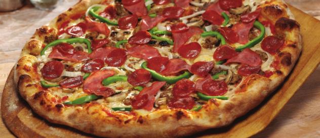 SPECIALTY PIZZAS SLICE MED 12 LG 16 Johnny s Deluxe Loaded to the Max! 4.75 16.95 21.