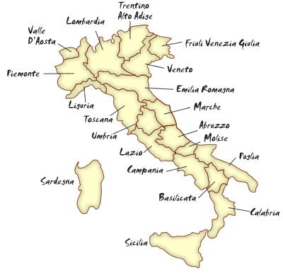 Olive Growing Regions of Italy there are over 2,830,000 acres of land dedicated to growing olives in