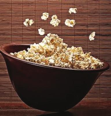 Popcorn Ranch Seasoned Popcorn Organic Popcorn seeds 1 3 cup melted butter 1 4 cup grated Parmesan cheese 2 Tbsp of simply organic powder ranch dressing mix, 1 tsp dried parsley flakes 1 4 tsp onion