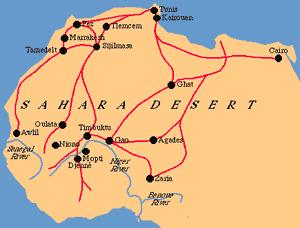 Early Trade Routes Three Medieval Kingdoms developed in Africa between 500 and 1600 CE: Ghana, Mali, and Songhai.