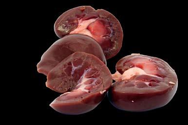 Calf s, lamb s and pig s kidneys are rich in vitamins A and K, and are usually fried, grilled or braised.