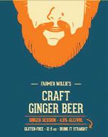 SeasonalSELECTIONS Farmer Willie s Craft Ginger Beer Farmer Willie s alcoholic ginger beer is a delicious blend of cold-pressed ginger, fresh lemon juice, and Willie s secret mix