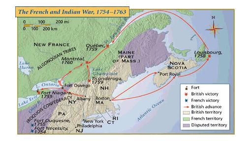 The French and Indian War 1754 Great