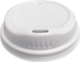 Coffee cup lids Castaway Eco-Smart coffee cup lids have been designed with a secure SnapOn fit around the cup for a safe and leak-free