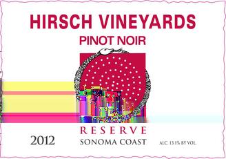 60 Hirsch Vineyards, Sonoma Coast Pinot Noir Reserve (2012) California, United States Pinot Noir