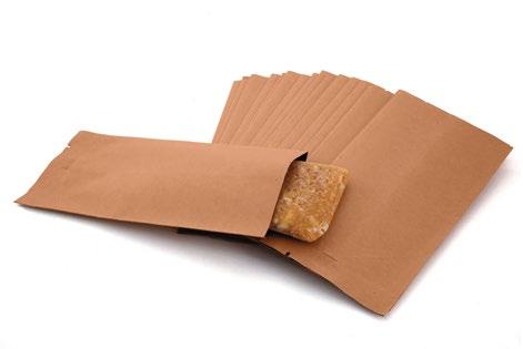 Brown paper packaging looks artisan and This packaging looks completely natural and has that complete earthy look.
