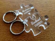 50 Personalized Flexible key rings (words only)... $2.